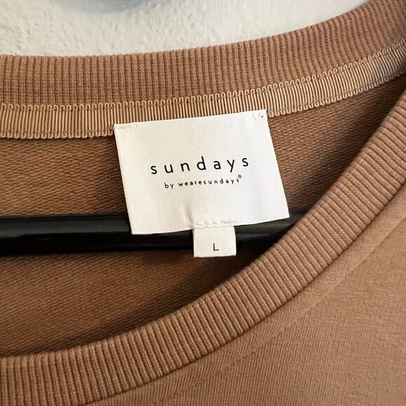 Anthropologies Sundays Rosie dress Pull Over Ruffle Honey Color Size Large - Picture 3 of 8